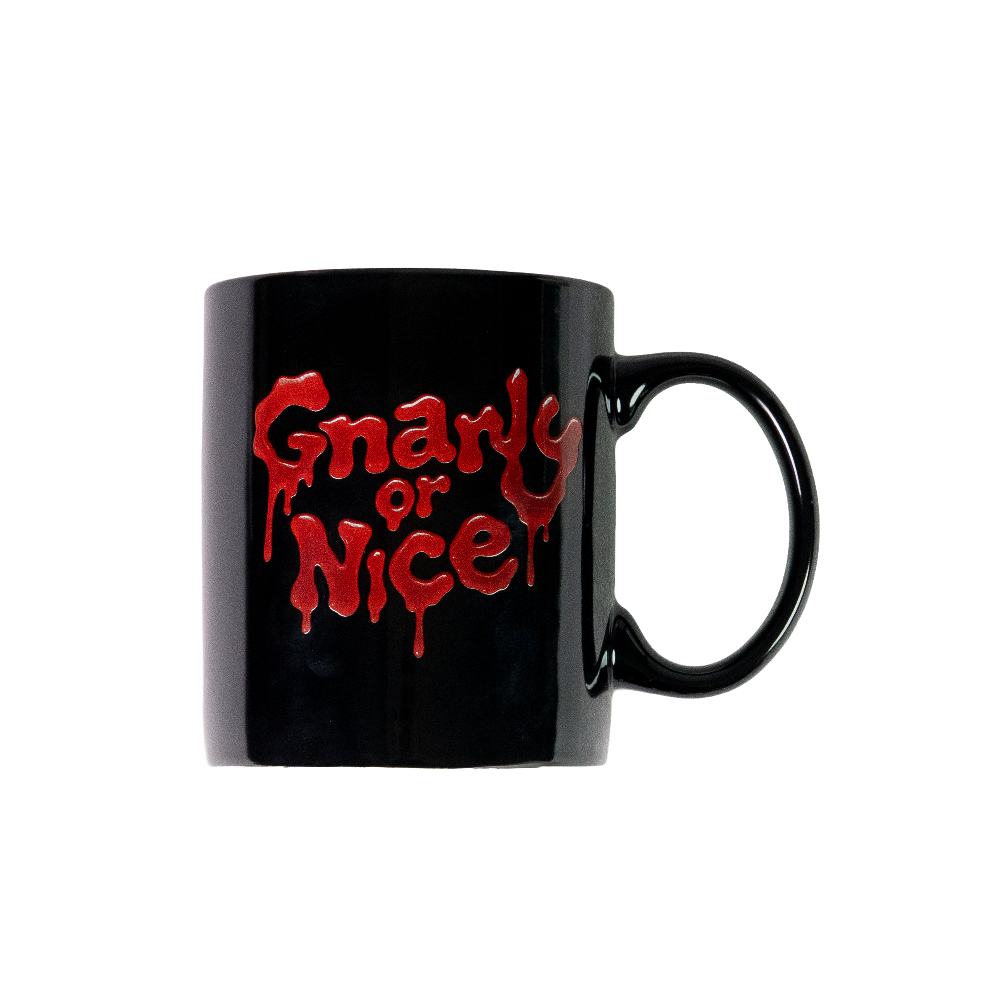 Holiday 'Gnarly or Nice?' Mug