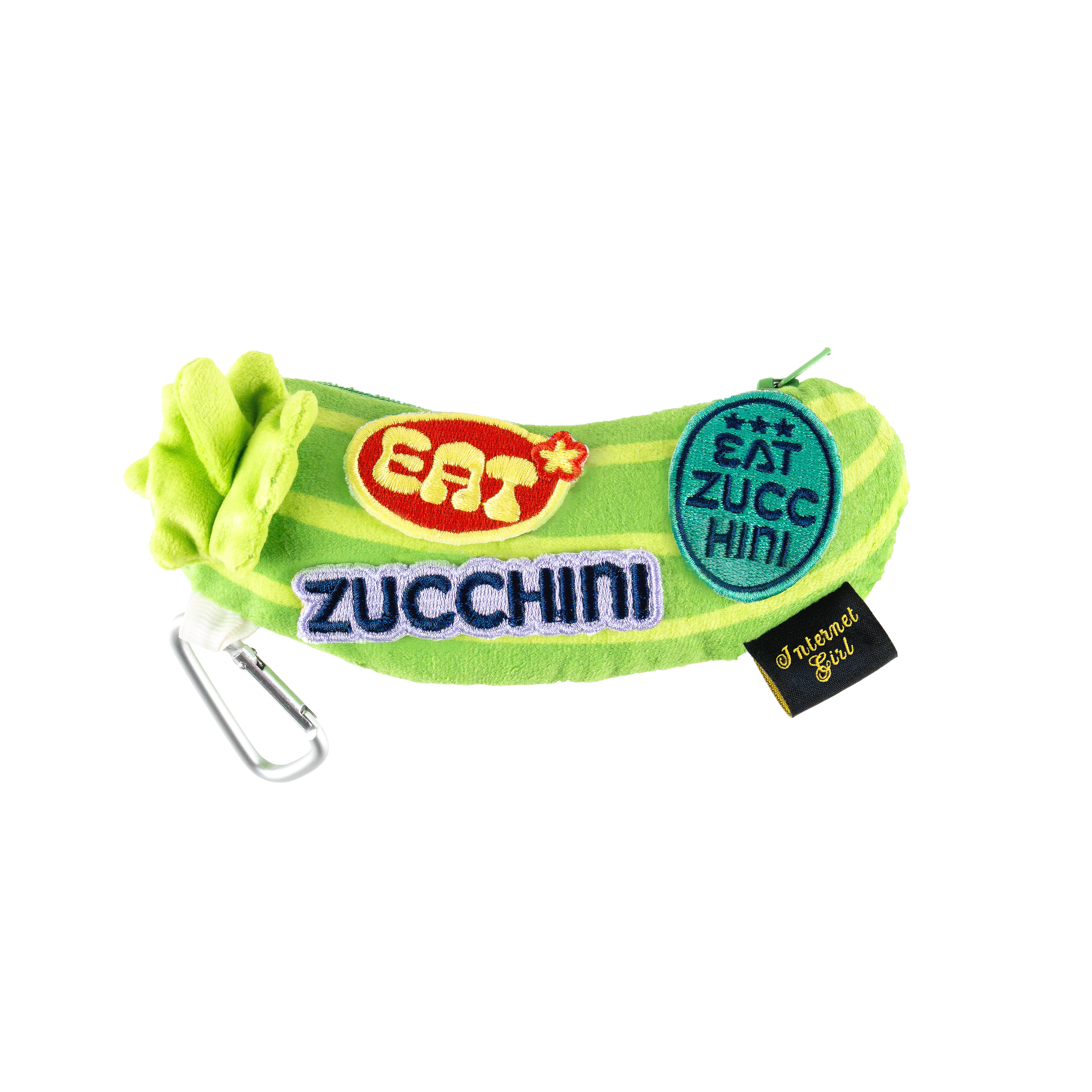 Internet Girl Zucchini Pouch Keyring