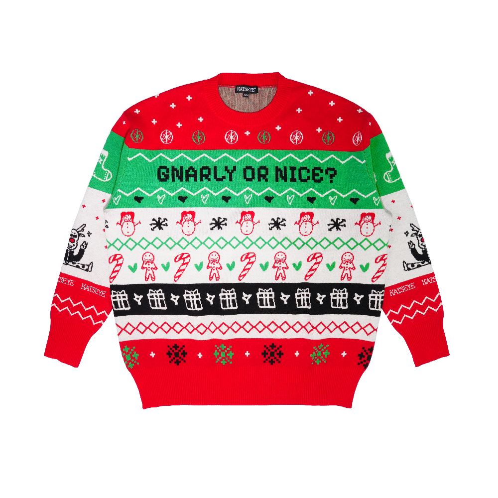 Holiday 'Gnarly or Nice?' Ugly Sweater