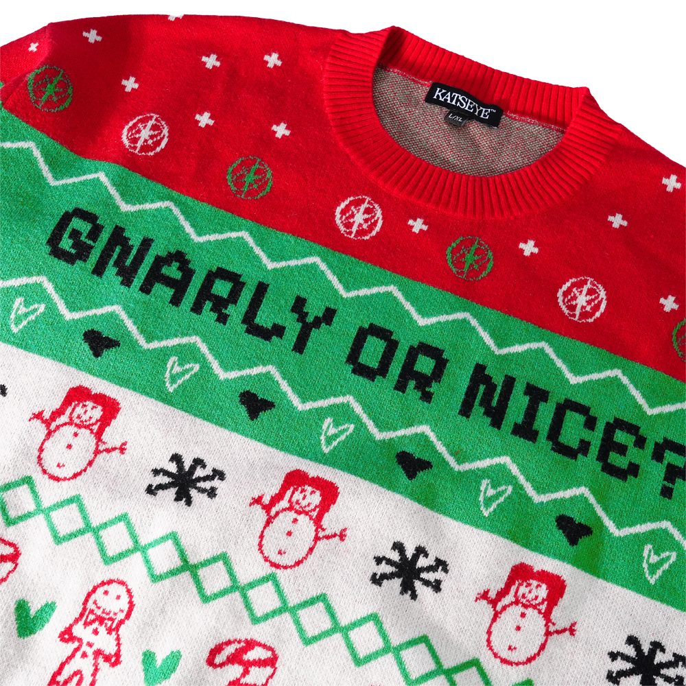 Holiday 'Gnarly or Nice?' Ugly Sweater