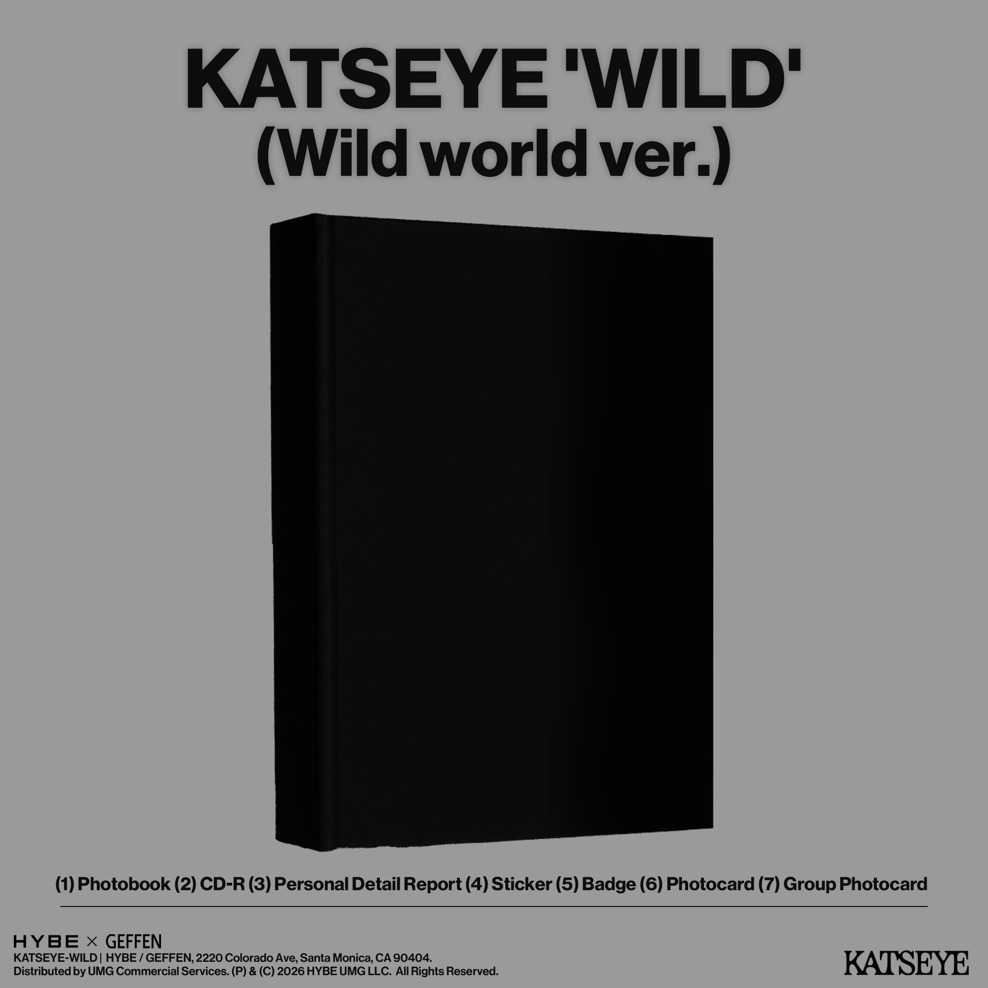 WILD - Wild world ver. CD