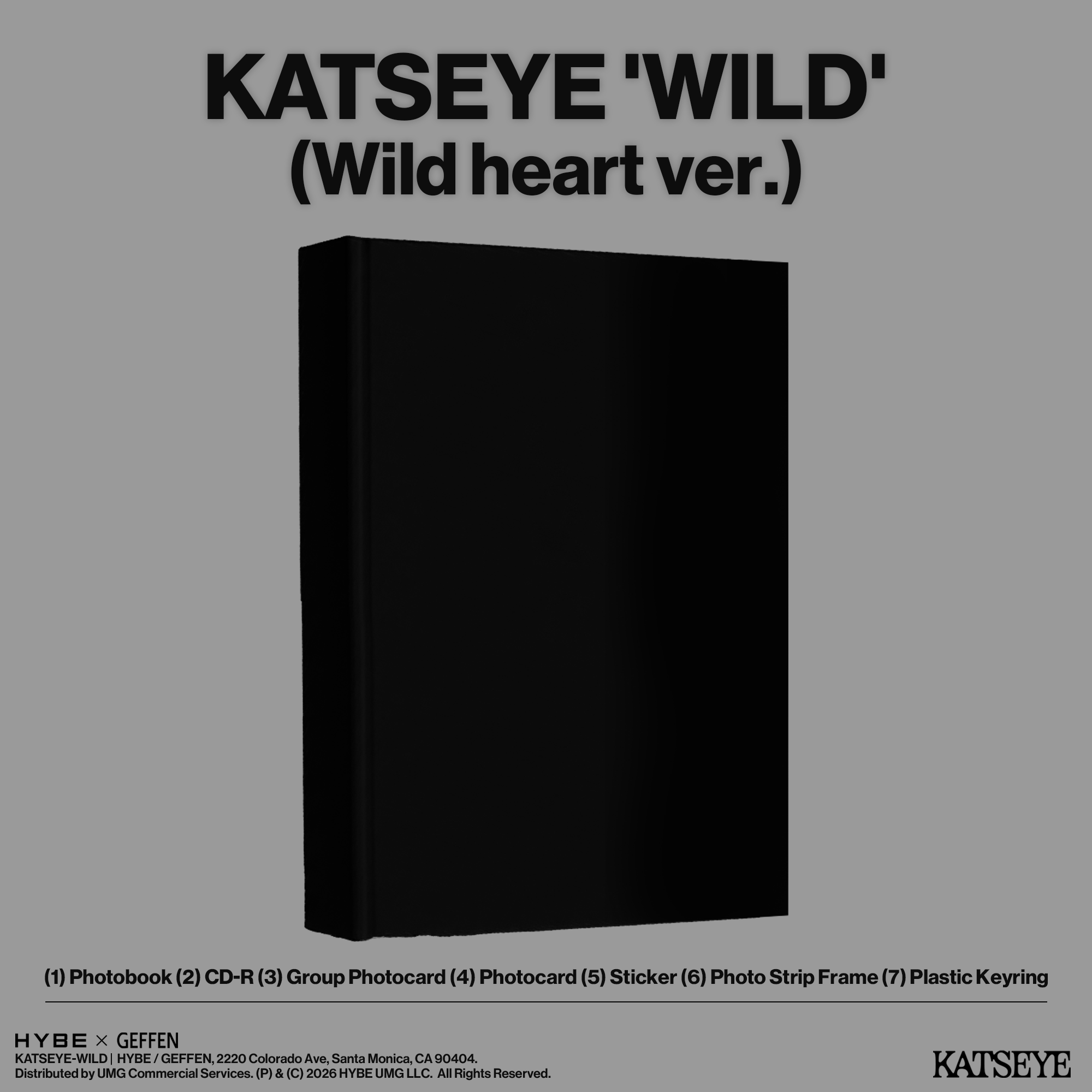 WILD - Wild heart ver. - Official Store Exclusive CD