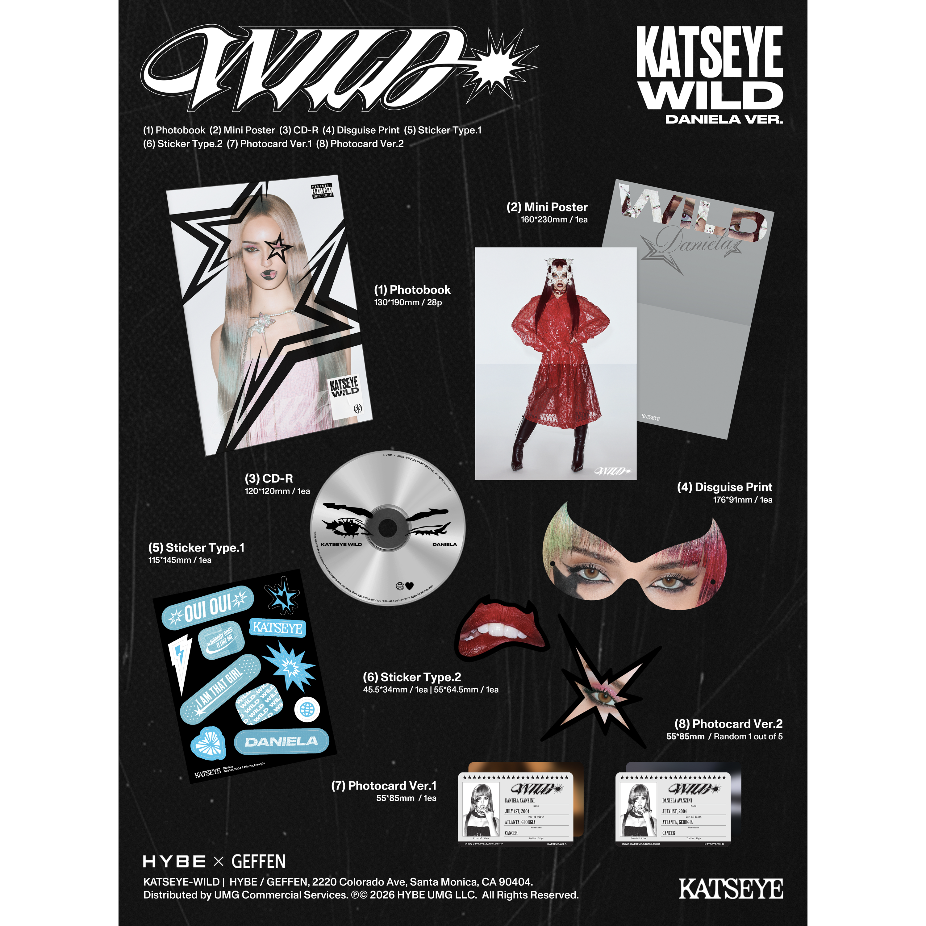 WILD (Daniela ver.) CD