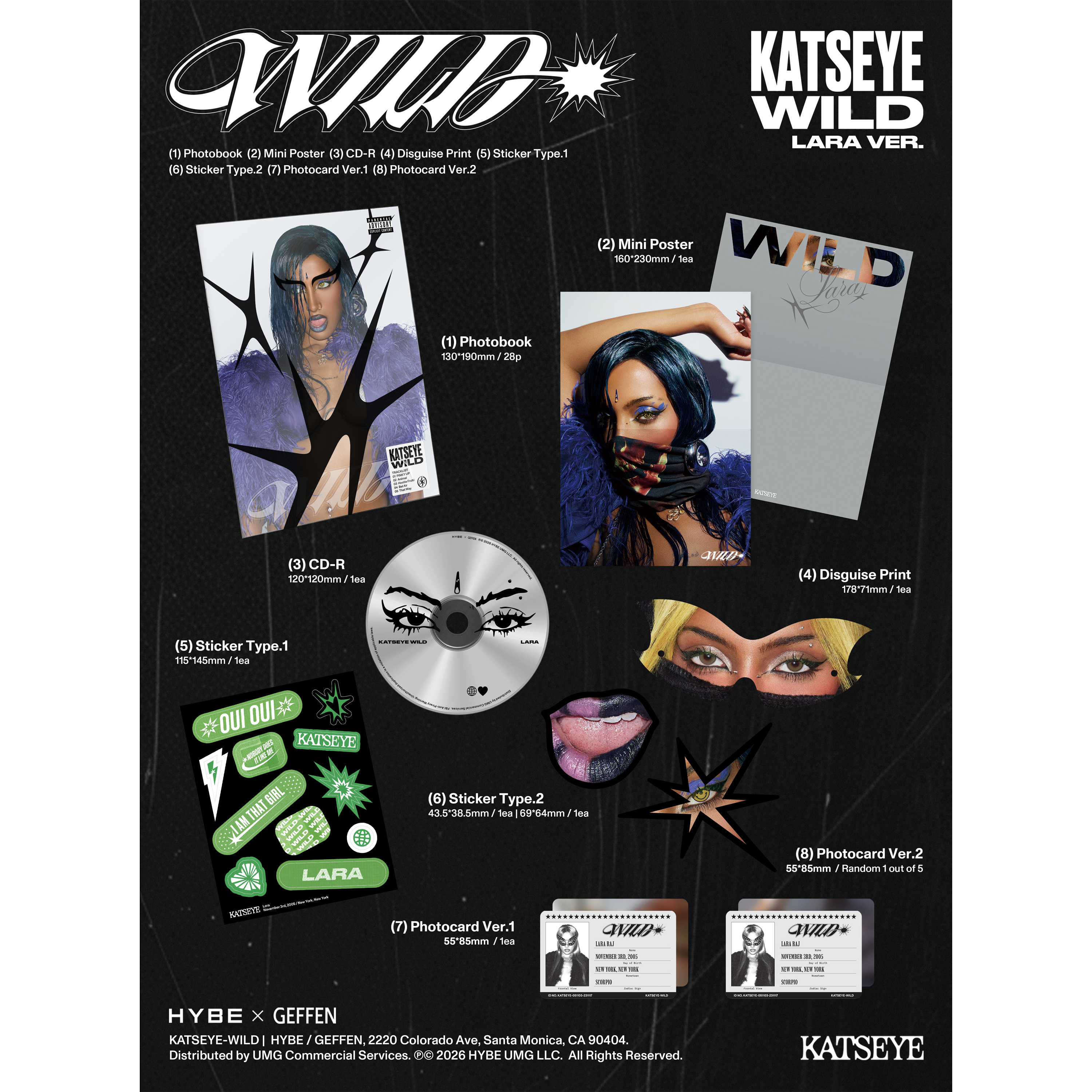 WILD (Lara ver.) CD