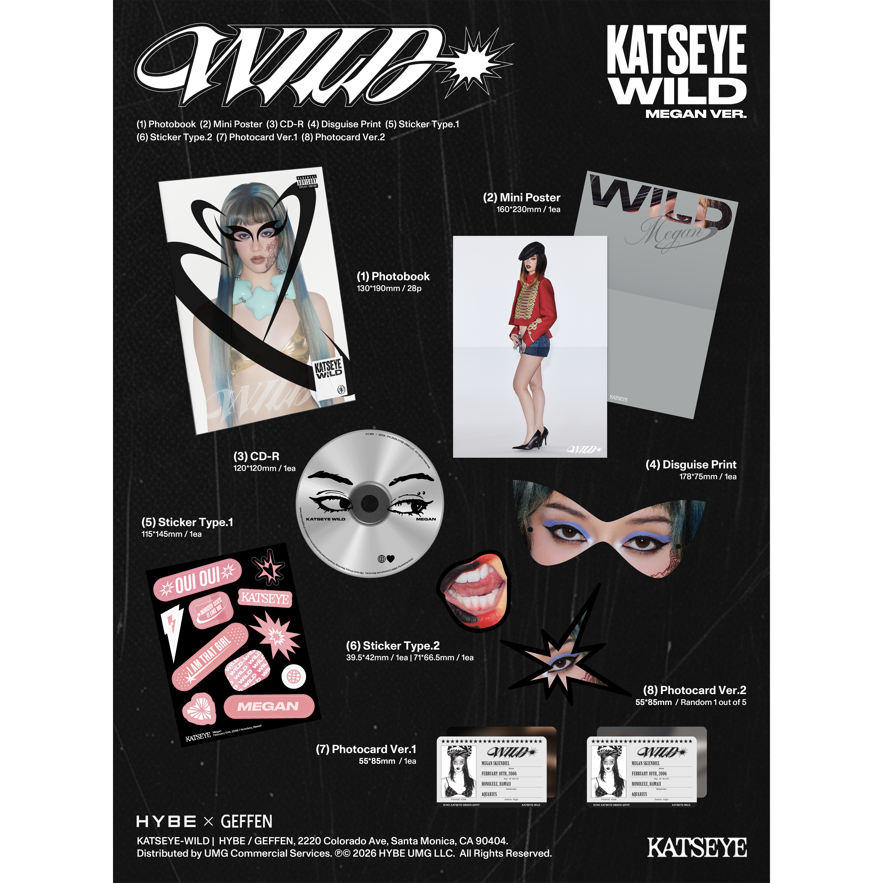 WILD (Megan ver.) CD