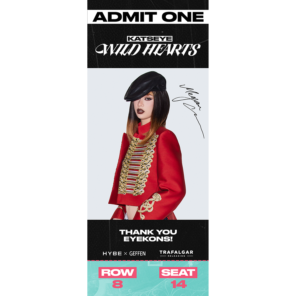 KATSEYE: WILD HEARTS FILM COMMEMORATIVE TICKET - MEGAN